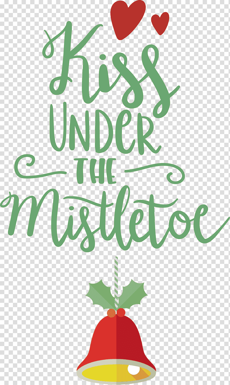 Kiss Under the Mistletoe Mistletoe, Christmas Tree, Christmas Day, Christmas Ornament, Logo, Holiday, Christmas Ornament M transparent background PNG clipart