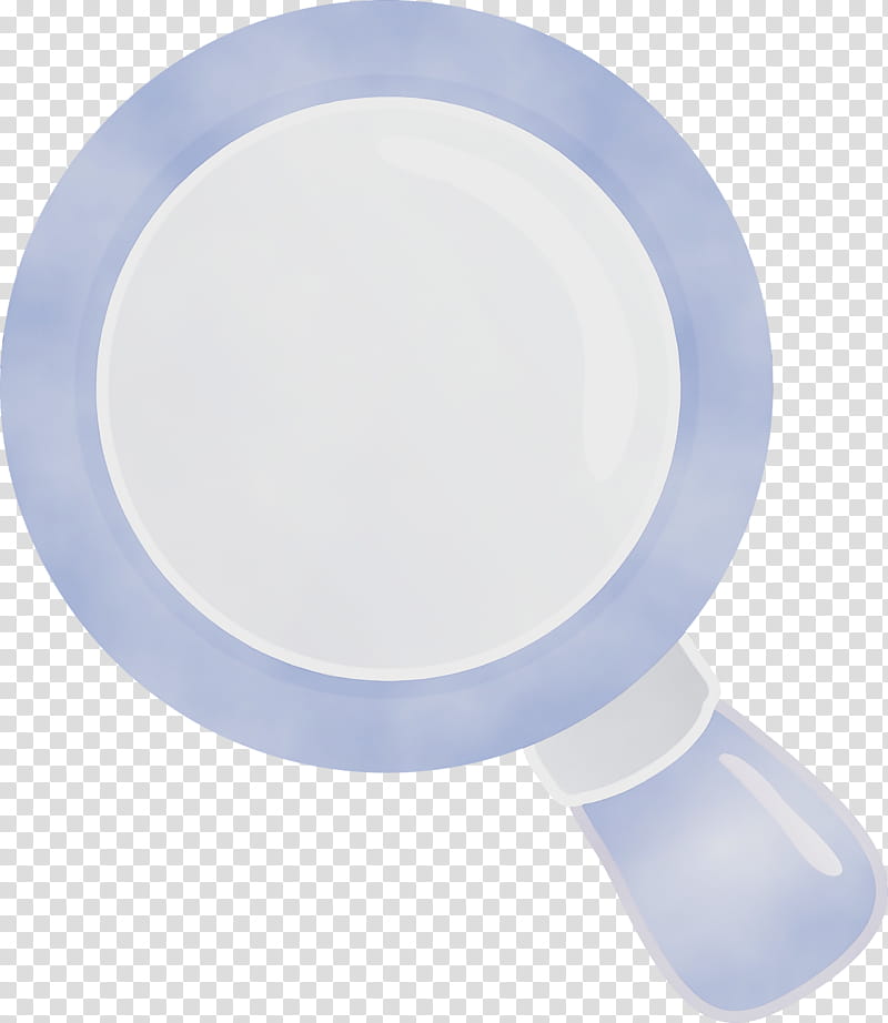 white dishware plate ceiling circle, Magnifying Glass, Magnifier, Watercolor, Paint, Wet Ink, Dinnerware Set, Tableware transparent background PNG clipart