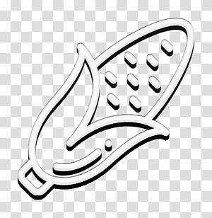 Corn icon Picnic and Barbecue icon, Shoe, Line Art, Sports Equipment, Symbol, Walking Shoe, Headgear transparent background PNG clipart thumbnail