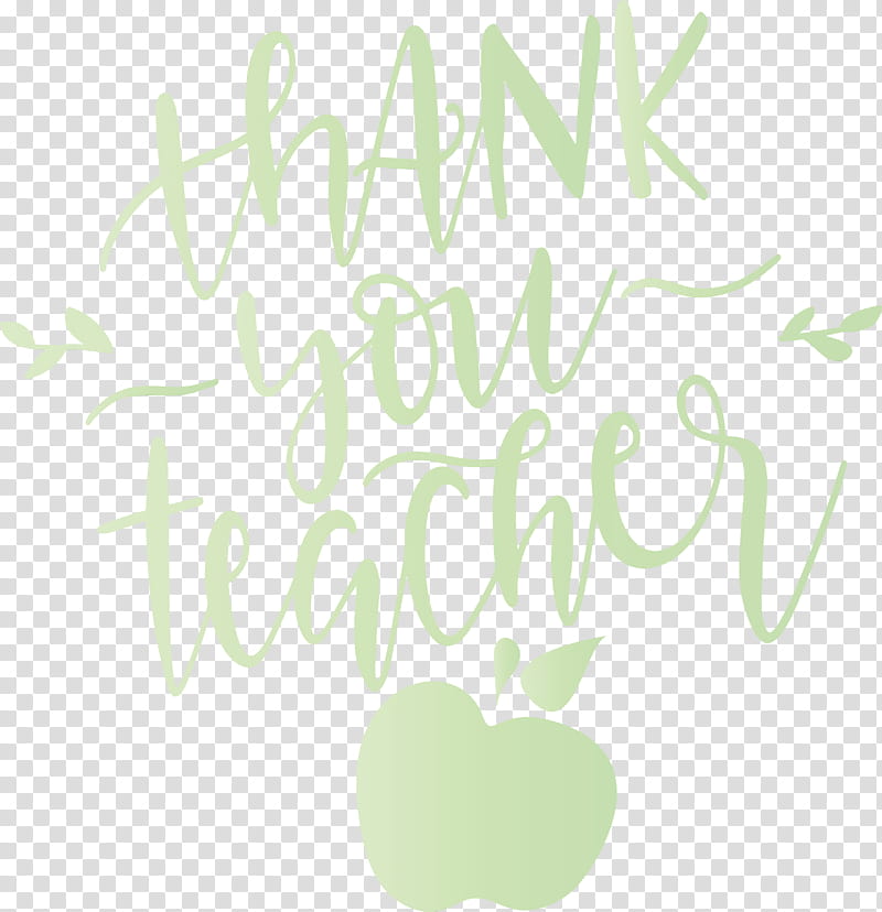 logo font leaf green computer, Teachers Day, Thank You, Watercolor, Paint, Wet Ink, Meter, Love My Life transparent background PNG clipart