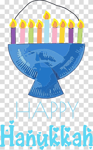logo idea accessart meter, Hanukkah, Happy Hanukkah, Watercolor, Paint, Wet Ink, Line transparent background PNG clipart thumbnail