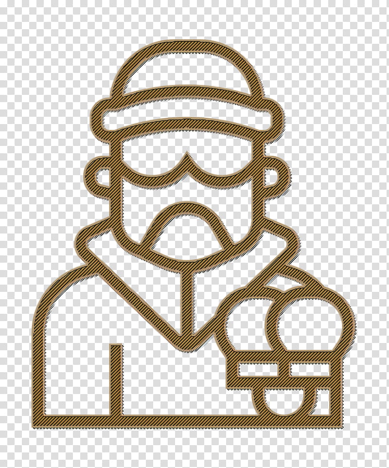 Jobs and Occupations icon Thief icon Criminal icon, Line, Line Art transparent background PNG clipart