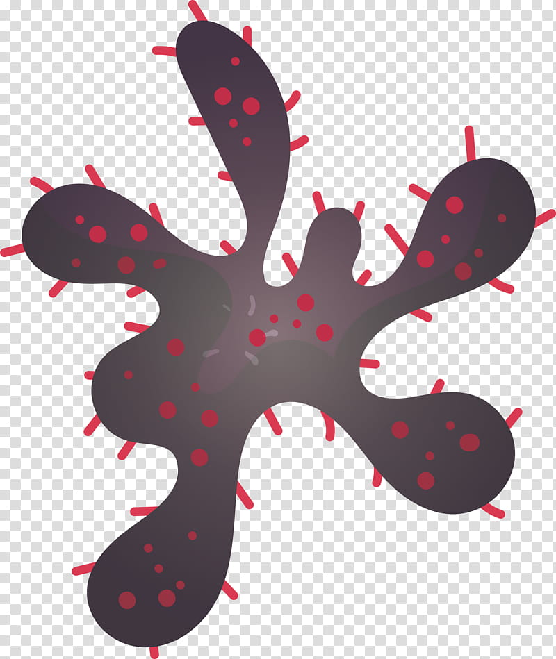 Coronavirus COVID Virus, Red, Plant transparent background PNG clipart