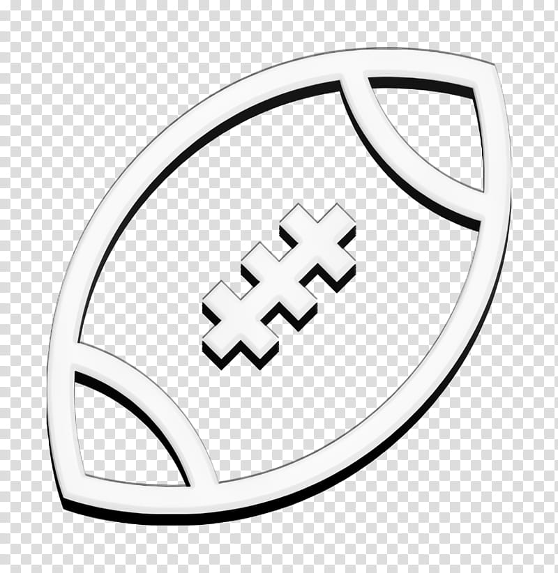 Rugby ball icon Sports and competition icon Extreme Sports icon, Walking Shoe, Meter, Symbol, Headgear, Line, Mathematics transparent background PNG clipart