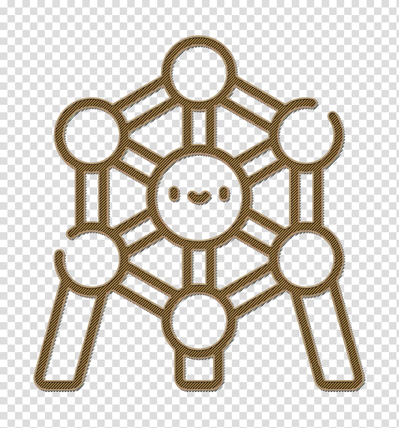 Atomium icon Belgium icon, Drawing, Royaltyfree, Cover Art transparent background PNG clipart