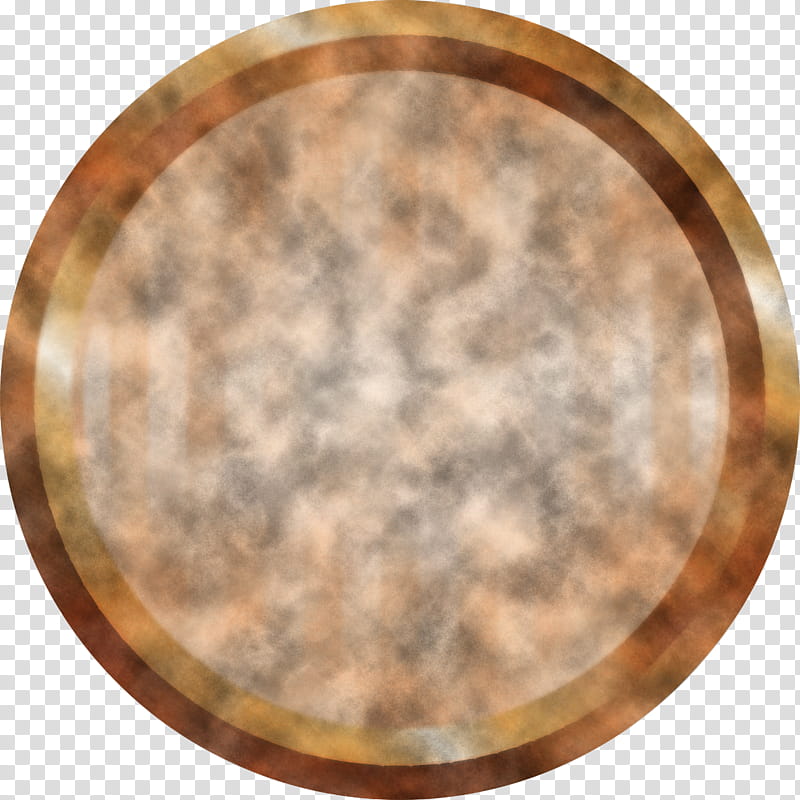 Circle Frame, Brown, Yellow, Metal, Wood, Beige, Table, Copper transparent background PNG clipart