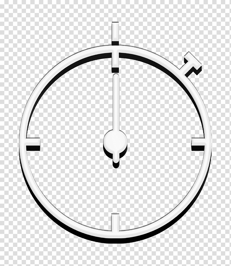 Timer icon Chronometer icon IOS7 Set Lined 1 icon, Symbol, Black And White
, Chemical Symbol, Geometry, Chemistry, Science transparent background PNG clipart
