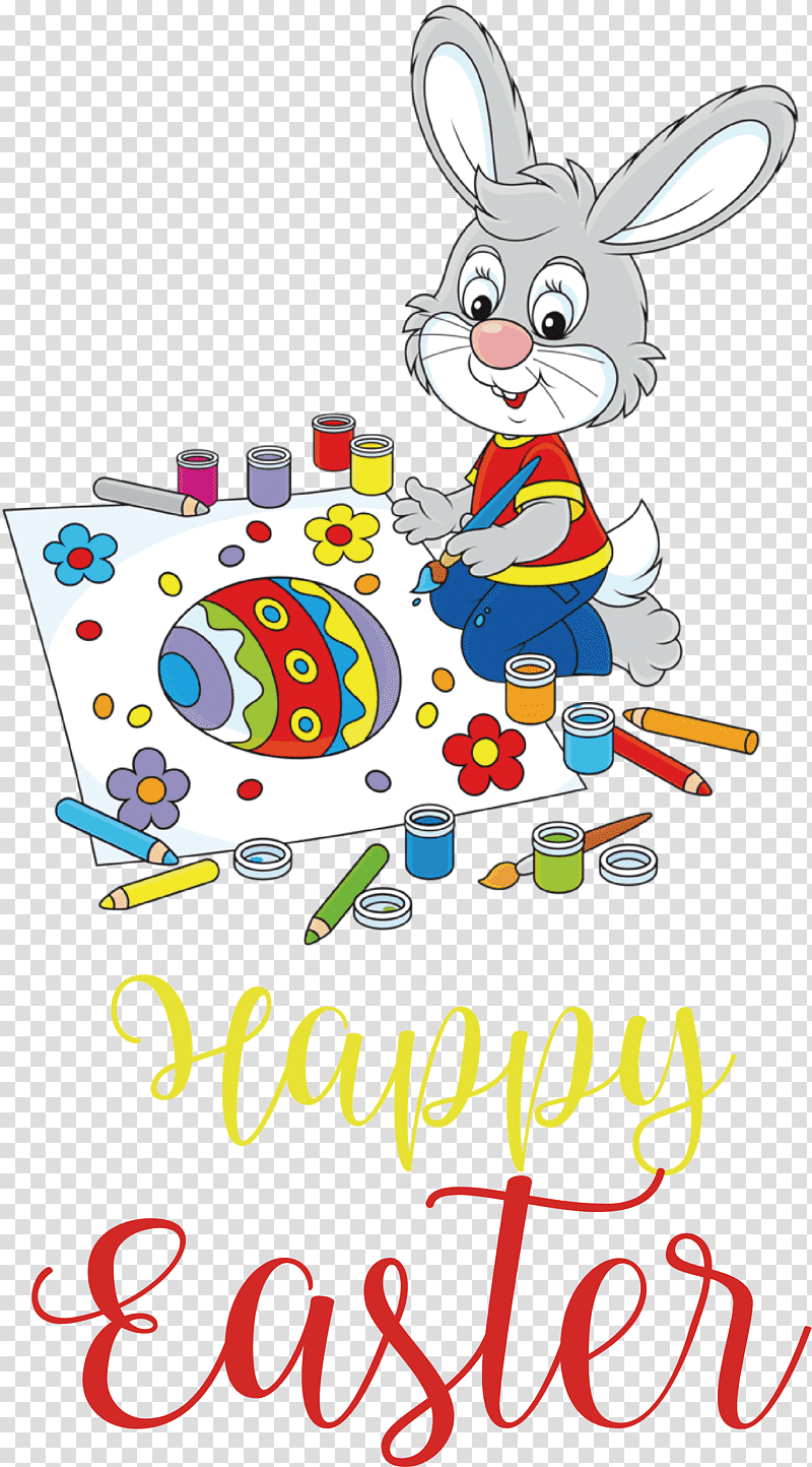 Happy Easter, Easter Bunny, Easter Egg, Holiday, Drawing, Cartoon, Egg Hunt transparent background PNG clipart