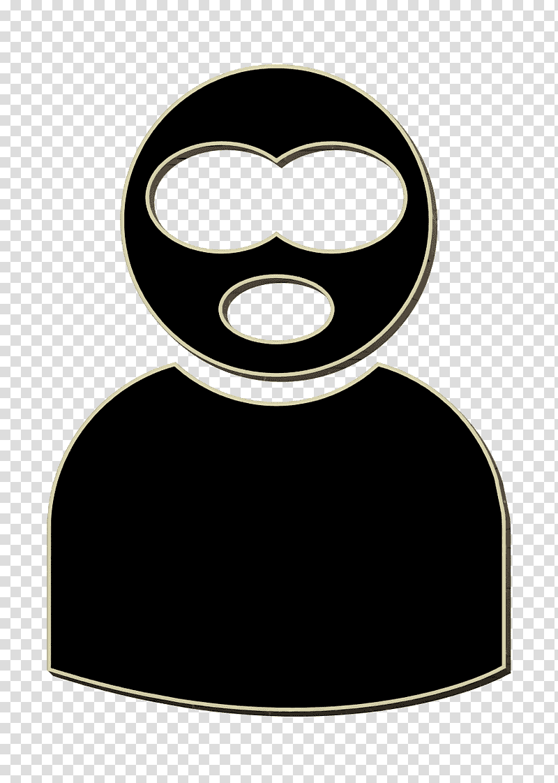 Humans 3 icon Terrorist man silhouette with bonnet mask icon Terrorist icon, Cartoon, Terrorism, Logo, Islamic Terrorism, Sharing transparent background PNG clipart
