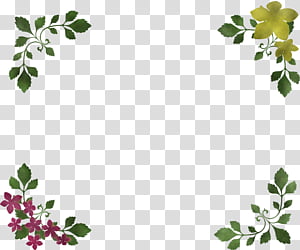 Corner Flower transparent background PNG cliparts free download