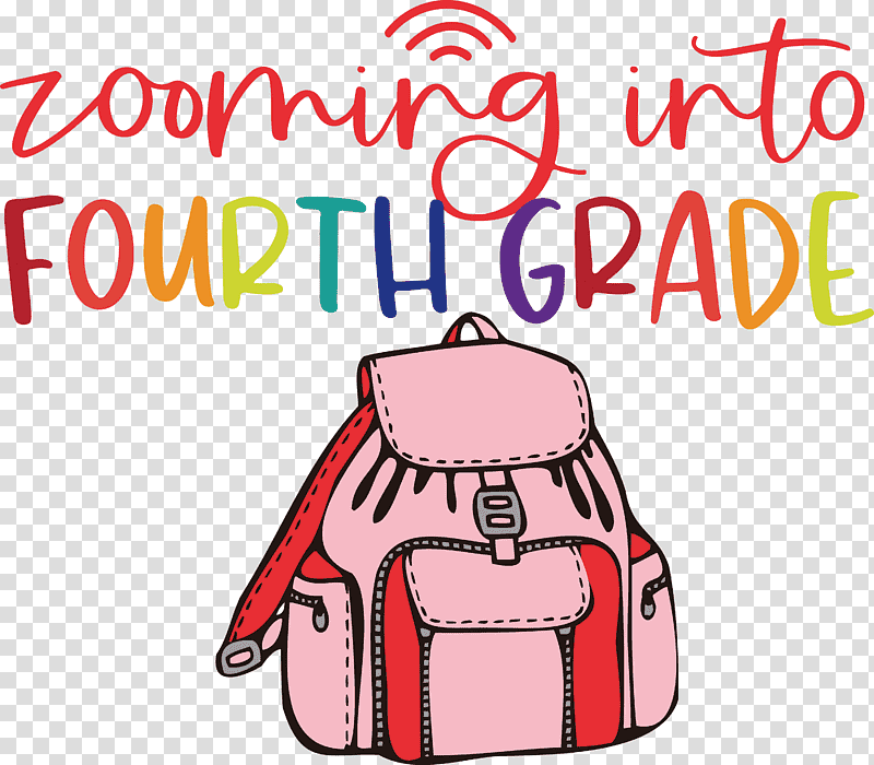 back to school fourth grade, Cartoon, Coloring Book, Line, Meter, Happiness, Backpack transparent background PNG clipart