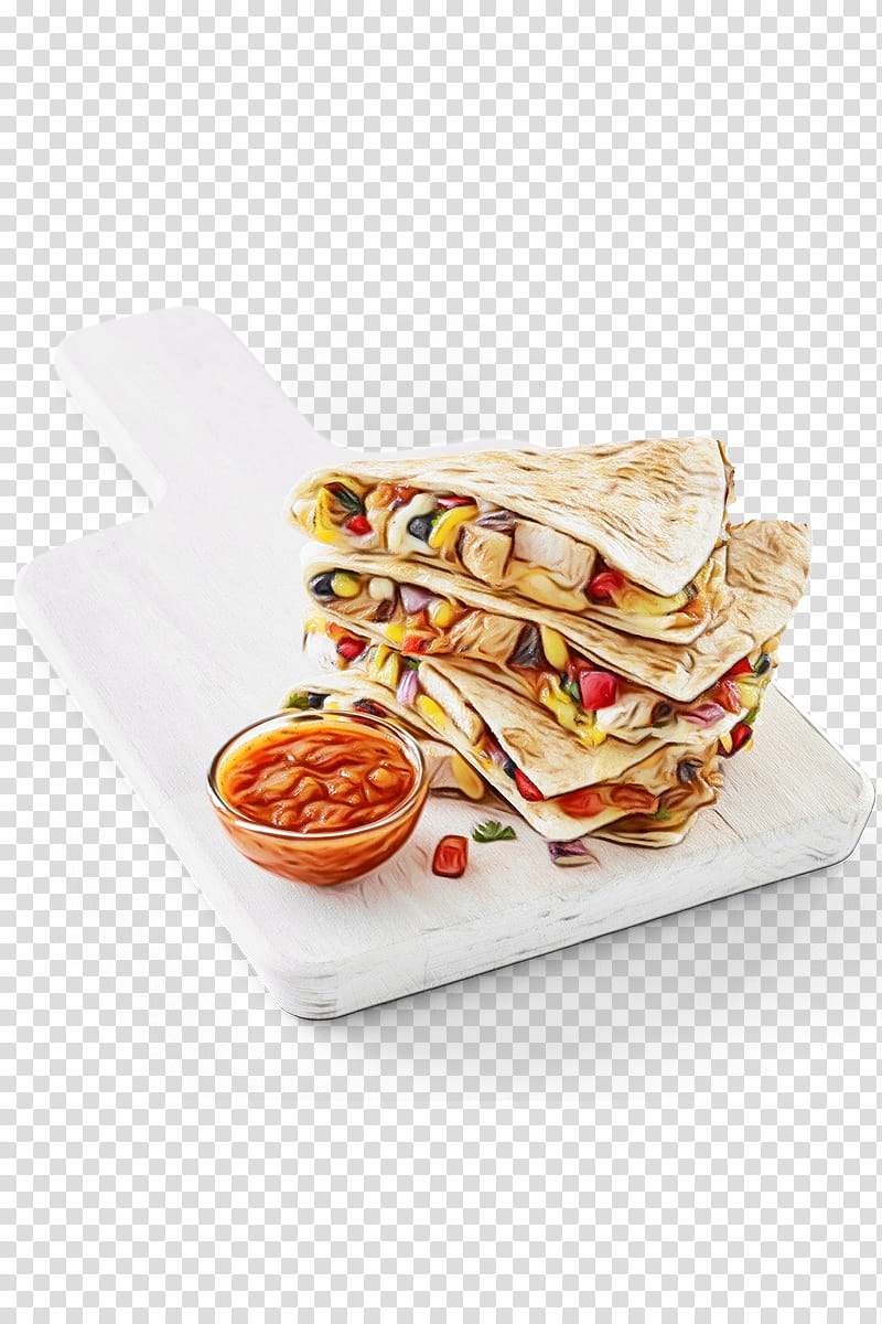 street food finger food flatbread wrap fast food, Watercolor, Paint, Wet Ink, Sandwich, Fast Food 