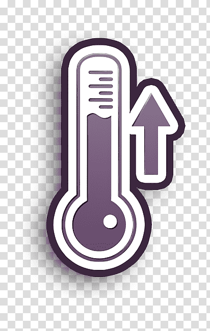 Thermometer measuring ascending temperature icon Tools and utensils icon Temperature icon, Ecologism Icon, Logo transparent background PNG clipart
