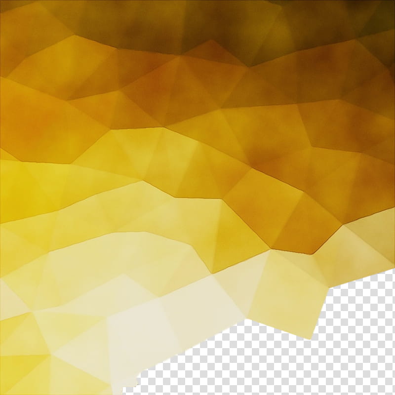 yellow, POLYGON BACKGROUND, Watercolor, Paint, Wet Ink transparent background PNG clipart