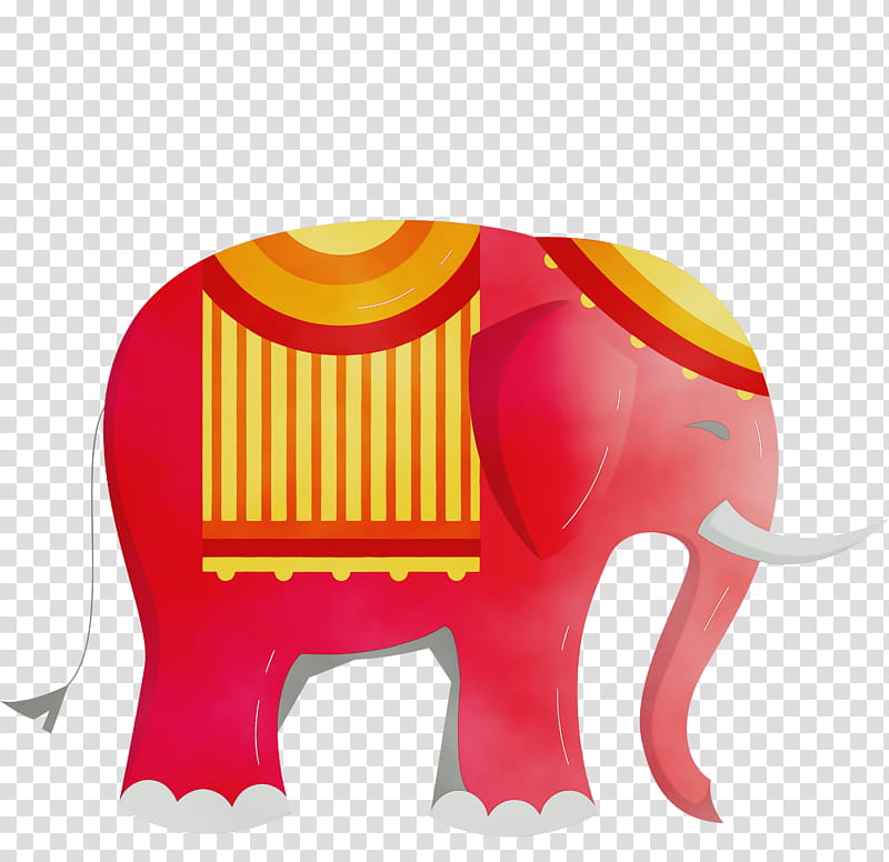 Indian elephant, Diwali Element, Divali Element, Deepavali Element, Dipawali Element, Watercolor, Paint, Wet Ink transparent background PNG clipart