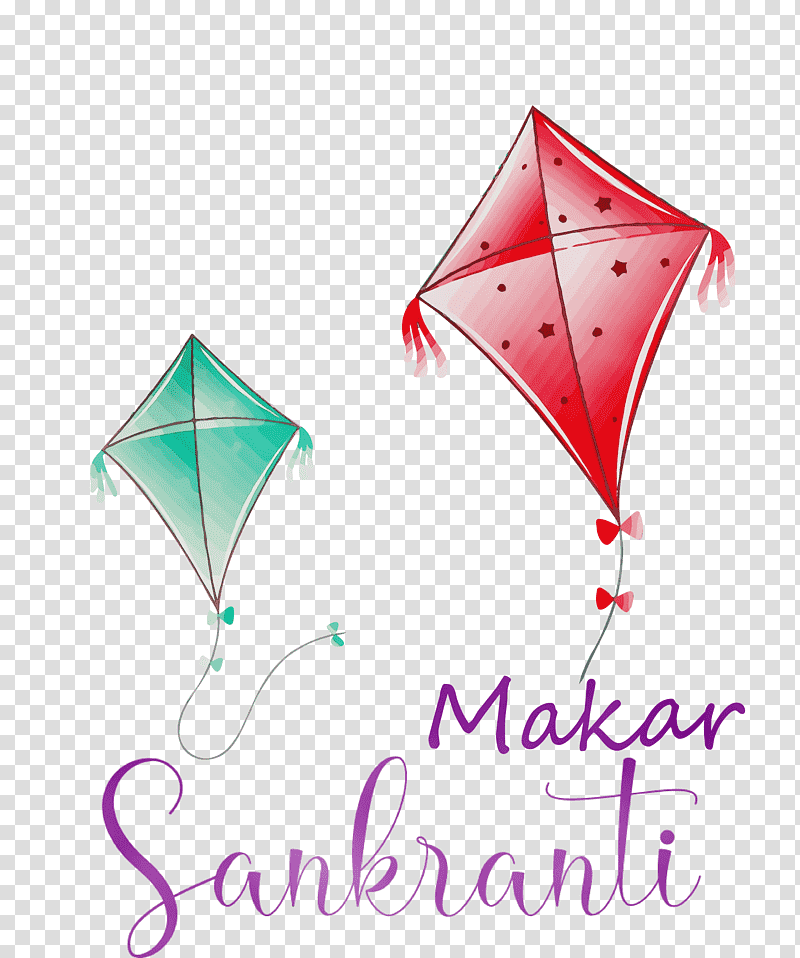kite line meter umbrella, Makar Sankranti, Magha, Bhogi, Happy Makar Sankranti, Watercolor, Paint transparent background PNG clipart
