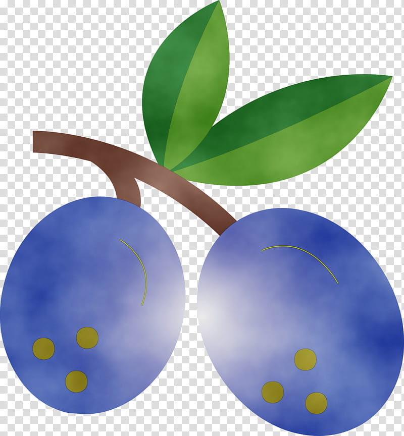 blue fruit plant leaf tree, Olive, Watercolor, Paint, Wet Ink, European Plum, Berry, Flower transparent background PNG clipart