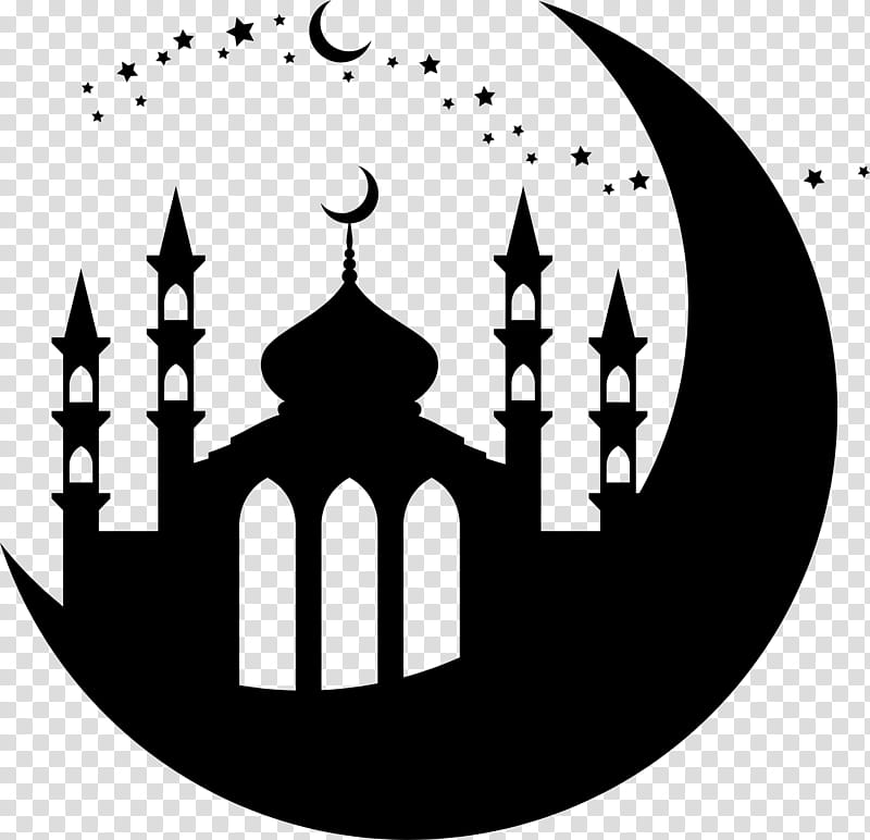 Mosque, Landmark, Arch, Silhouette, Blackandwhite, Place Of Worship, Architecture, Line transparent background PNG clipart