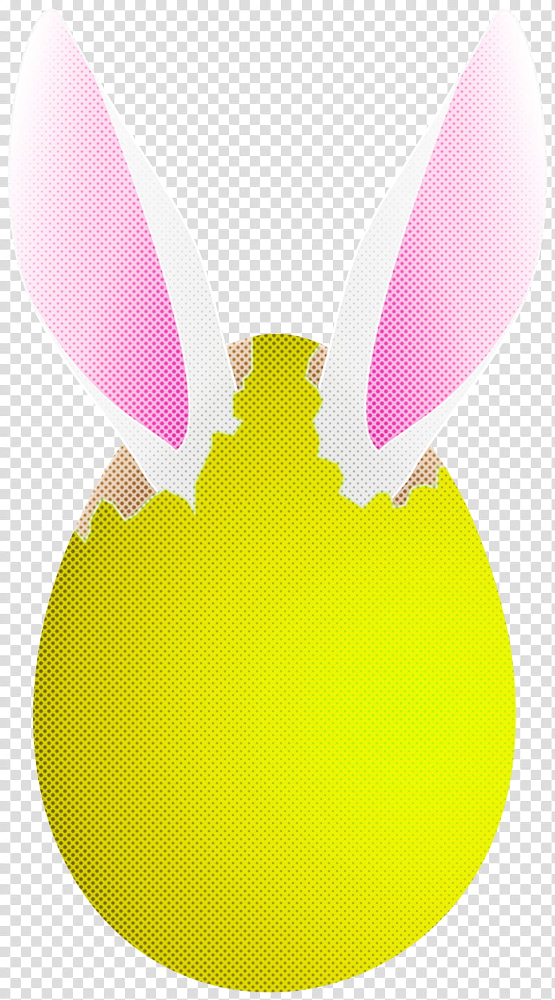 Easter bunny, Yellow, Pink, Plant transparent background PNG clipart