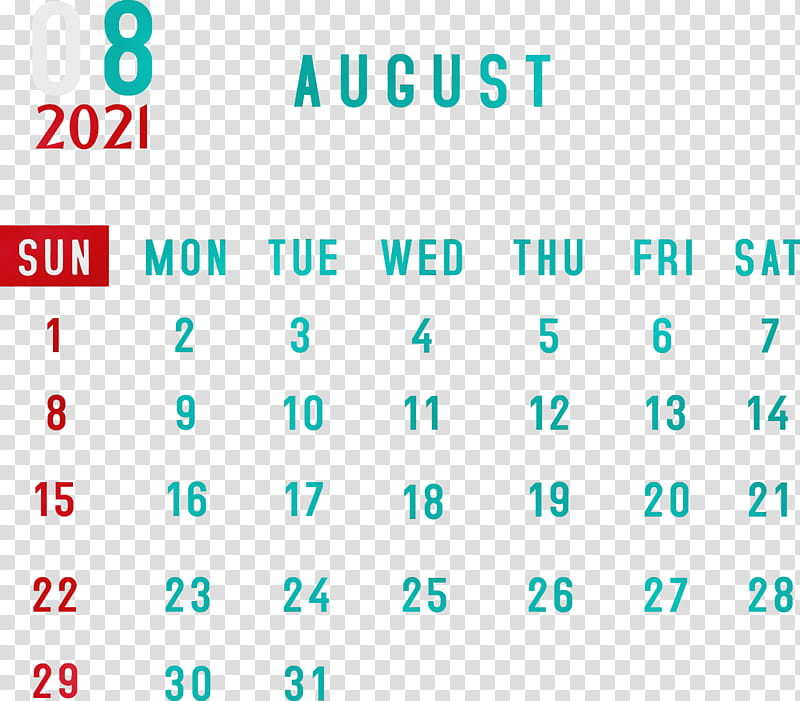 logo angle font line, August 2021 Printable Calendar, 2021 Monthly Calendar, Printable 2021 Monthly Calendar Template, Watercolor, Paint, Wet Ink, Samsung transparent background PNG clipart