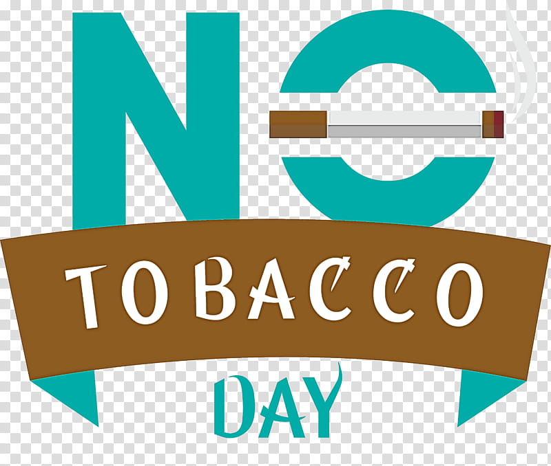 No-Tobacco Day World No-Tobacco Day, NoTobacco Day, World NoTobacco Day, Logo, Teal, Line, Area, Meter transparent background PNG clipart