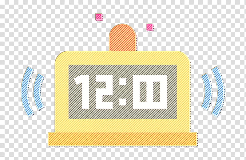 Watch icon Clock icon Alarm icon, Text, Yellow, Line, Technology, Finger, Logo, Circle transparent background PNG clipart