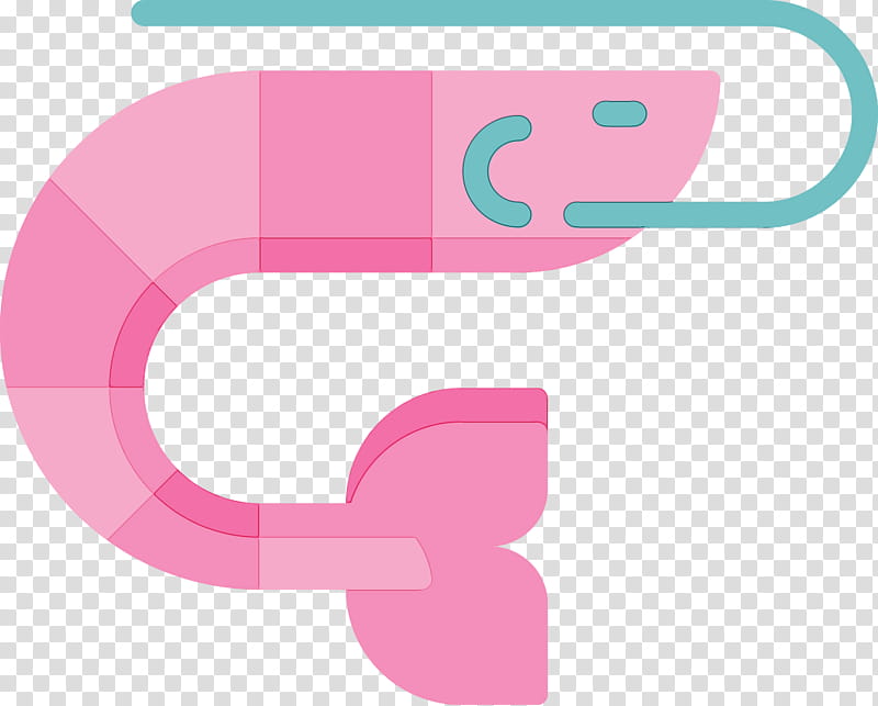 pink text line font material property, Shrimp, Watercolor, Paint, Wet Ink, Symbol, Logo, Magenta transparent background PNG clipart