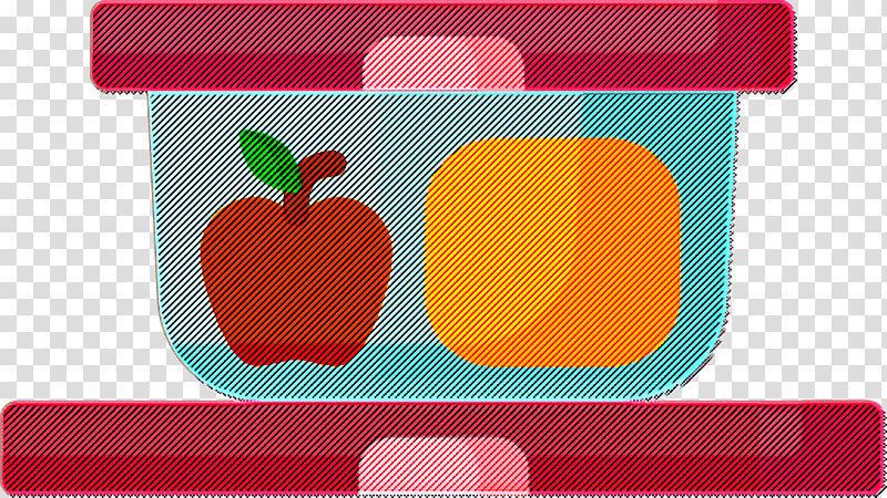 Lunch icon Boxes icon Family Life icon, Rectangle, Red, Meter, Fruit, Geometry, Mathematics transparent background PNG clipart