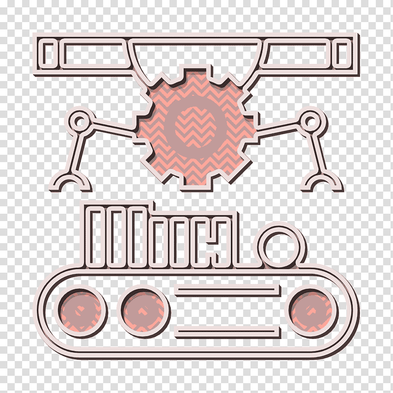 Engineering icon Conveyor icon, Line, Meter, Mathematics, Geometry transparent background PNG clipart