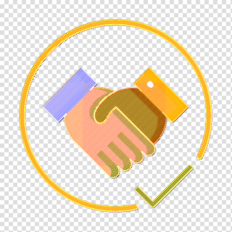 Partnership icon Business icon Deal icon, Yellow, Line, Meter, Maoism, Mathematics, Geometry transparent background PNG clipart