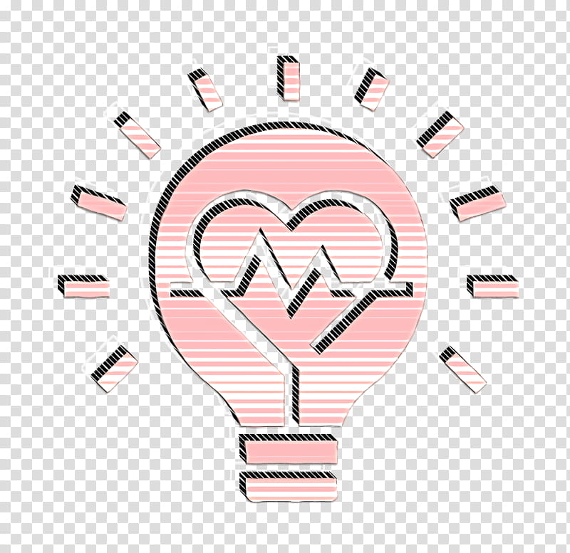 Idea icon Innovation icon Technologies Disruption icon, Pink, Text, Logo, Line transparent background PNG clipart