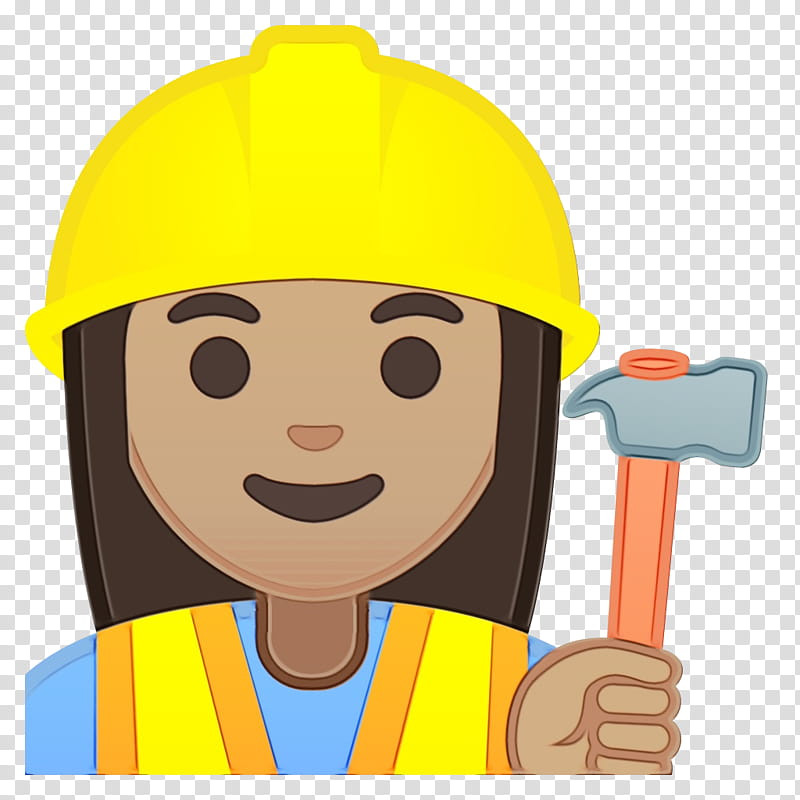 Smiley Emoji, Construction Worker, Emoticon, Engineering, Noto Fonts, Agriculturist, Building, Woman transparent background PNG clipart