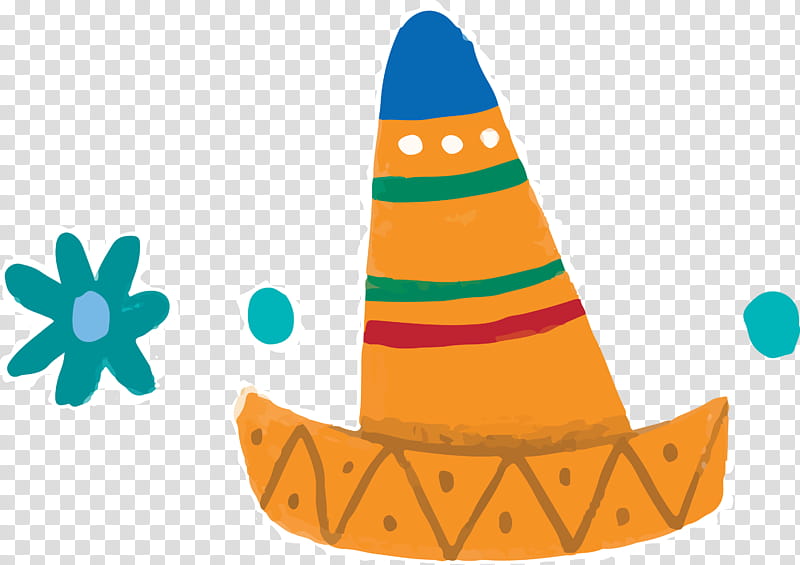 Mexico Elements, Party Hat, Cone, Meter transparent background PNG clipart