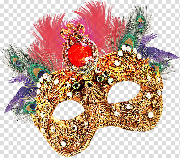 Feather, Mask, Masque, Carnival, Costume, Mardi Gras, Festival, Headgear transparent background PNG clipart