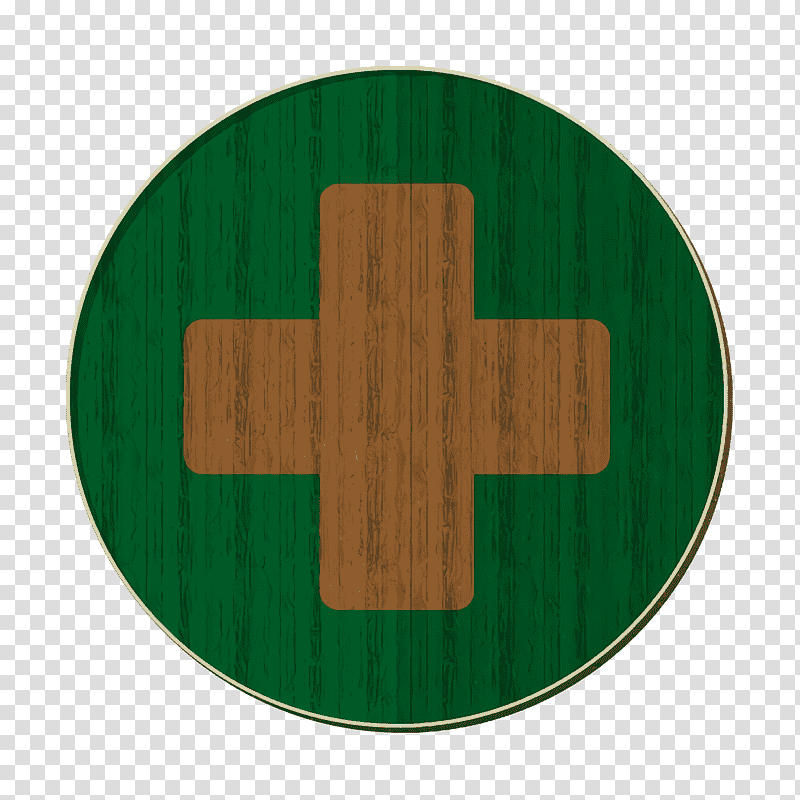 Round green cross icon, Hospital Nurse In vitro fertilisation