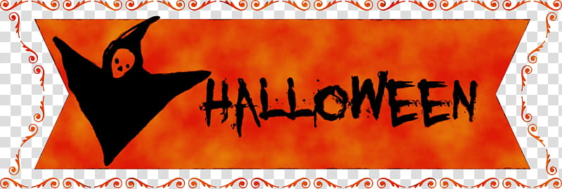 poster banner heat font meter, Happy Halloween Banner, Watercolor, Paint, Wet Ink, Physics, Thermodynamics, Chemistry transparent background PNG clipart