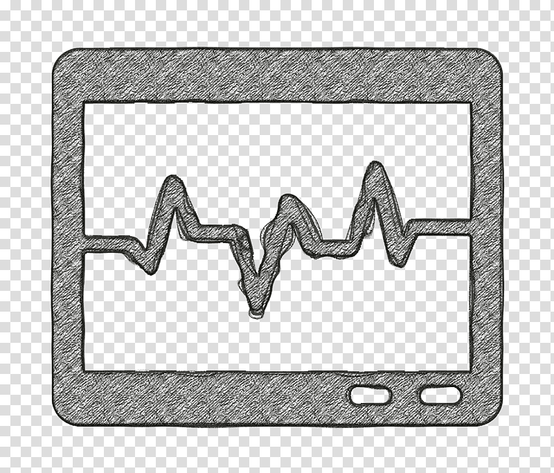 Medical equipment icon Hospital icon ICU Monitor icon, Medical Icon, Logo, Symbol, Meter, Line, Geometry transparent background PNG clipart