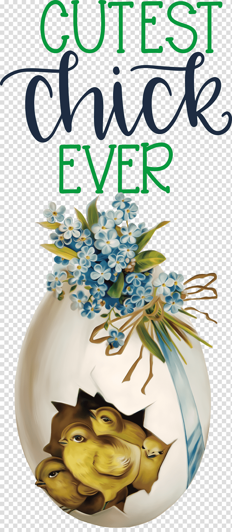 Happy Easter Cutest Chick Ever, Chicken, Easter Egg, Egg White, Yolk, Eggshell, Cake transparent background PNG clipart