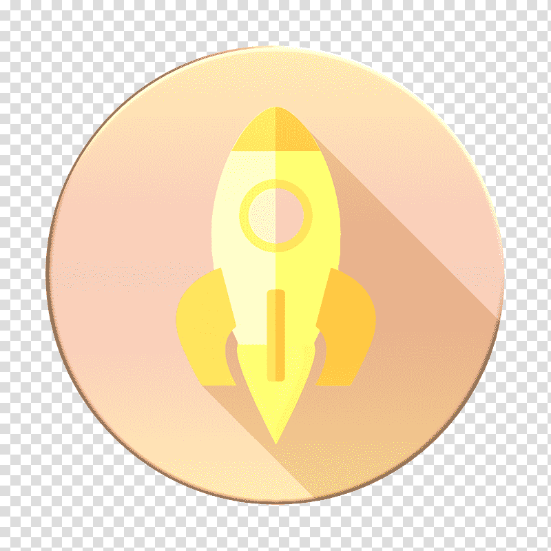 Rocket icon Business strategy icon, Symbol, Chemical Symbol, Yellow, Meter, Science, Chemistry transparent background PNG clipart