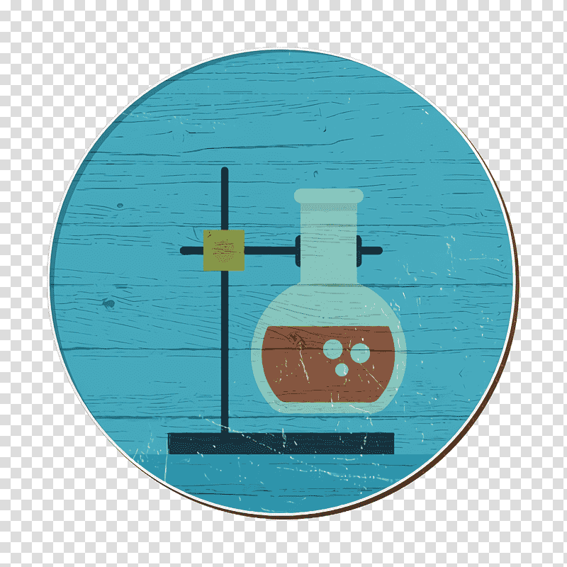 Laboratory icon Modern Education icon Flask icon, Turquoise M, Microsoft Azure transparent background PNG clipart