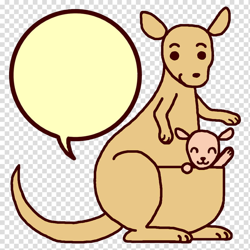 macropods dog cartoon tail area, Animal Frame, Cartoon Frame, Happiness, Meter, Behavior transparent background PNG clipart