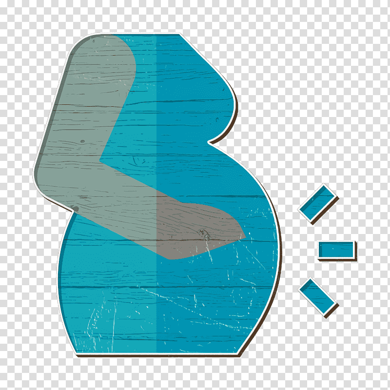 Pregnant icon Feminism icon, Angle, Turquoise, Microsoft Azure, Geometry, Mathematics transparent background PNG clipart