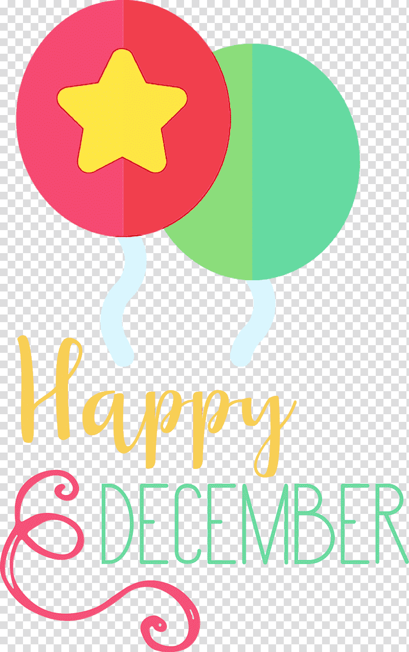 logo yellow flower petal meter, Happy December, Winter
, Watercolor, Paint, Wet Ink, Line transparent background PNG clipart