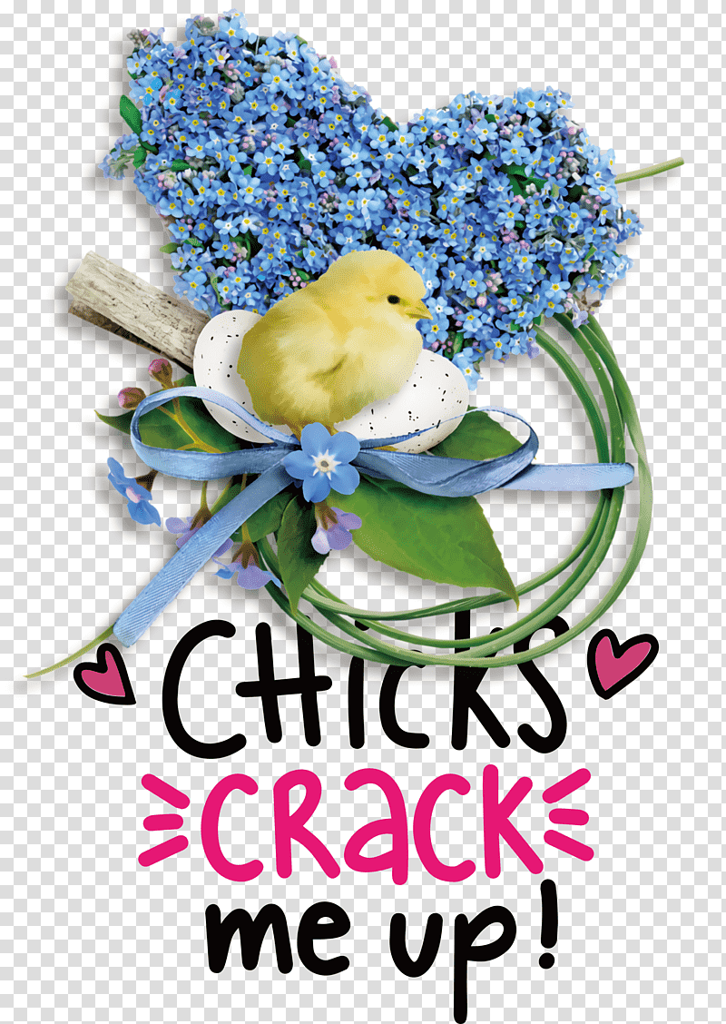 Chicks Crack Me Up Easter Day Happy Easter, Floral Design, Cut Flowers, Flower Bouquet, Drawing, Wreath, Rose transparent background PNG clipart