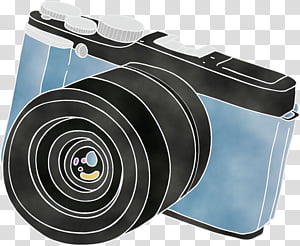Camera lens, Cartoon Camera, Vintage Camera, Retro Camera, Watercolor, Paint, Wet Ink, Mirrorless Interchangeablelens Camera transparent background PNG clipart thumbnail