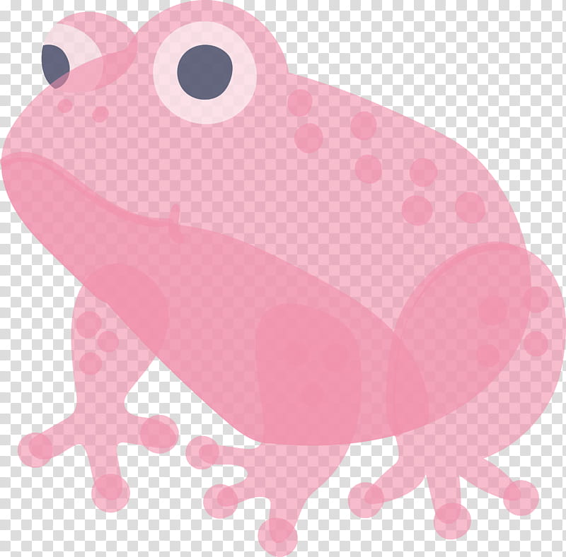 Frog, Pink, Cartoon, Toad, True Frog, Anaxyrus, Bufo transparent background PNG clipart
