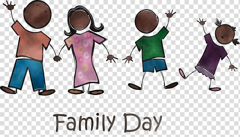 family day happy family day family, Cartoon, Playing Sports, Sharing, Animation, Child transparent background PNG clipart