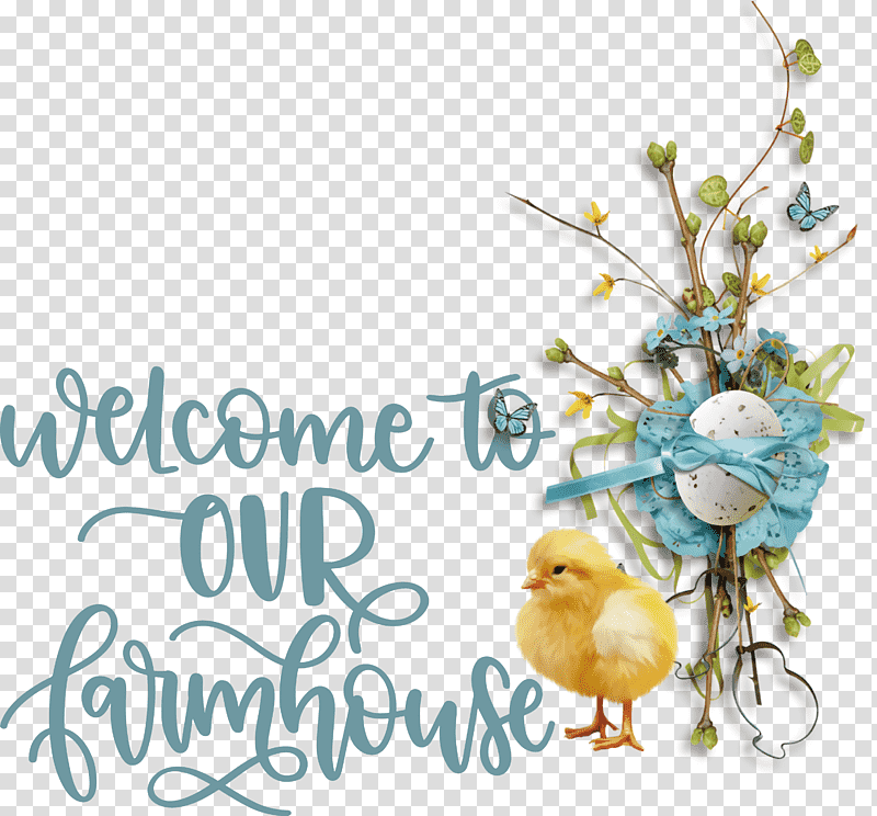 Welcome To Our Farmhouse Farmhouse, Floral Design, Cut Flowers, Greeting Card, Twig, Meter, Plant transparent background PNG clipart