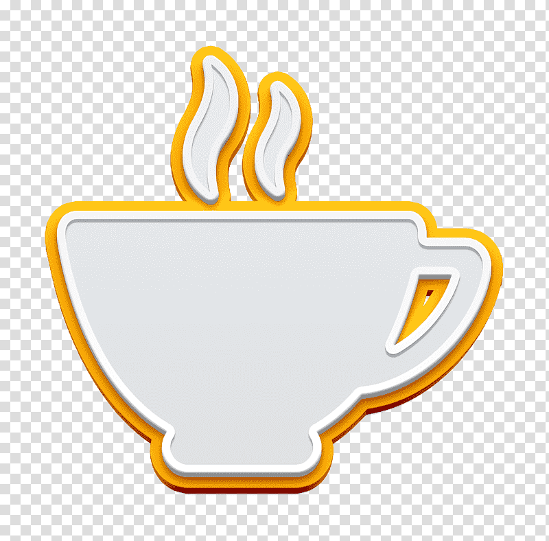 Tea icon Cup of Coffee icon Coffe Cup icon, Food Icon, Logo, Symbol, Yellow, Meter transparent background PNG clipart