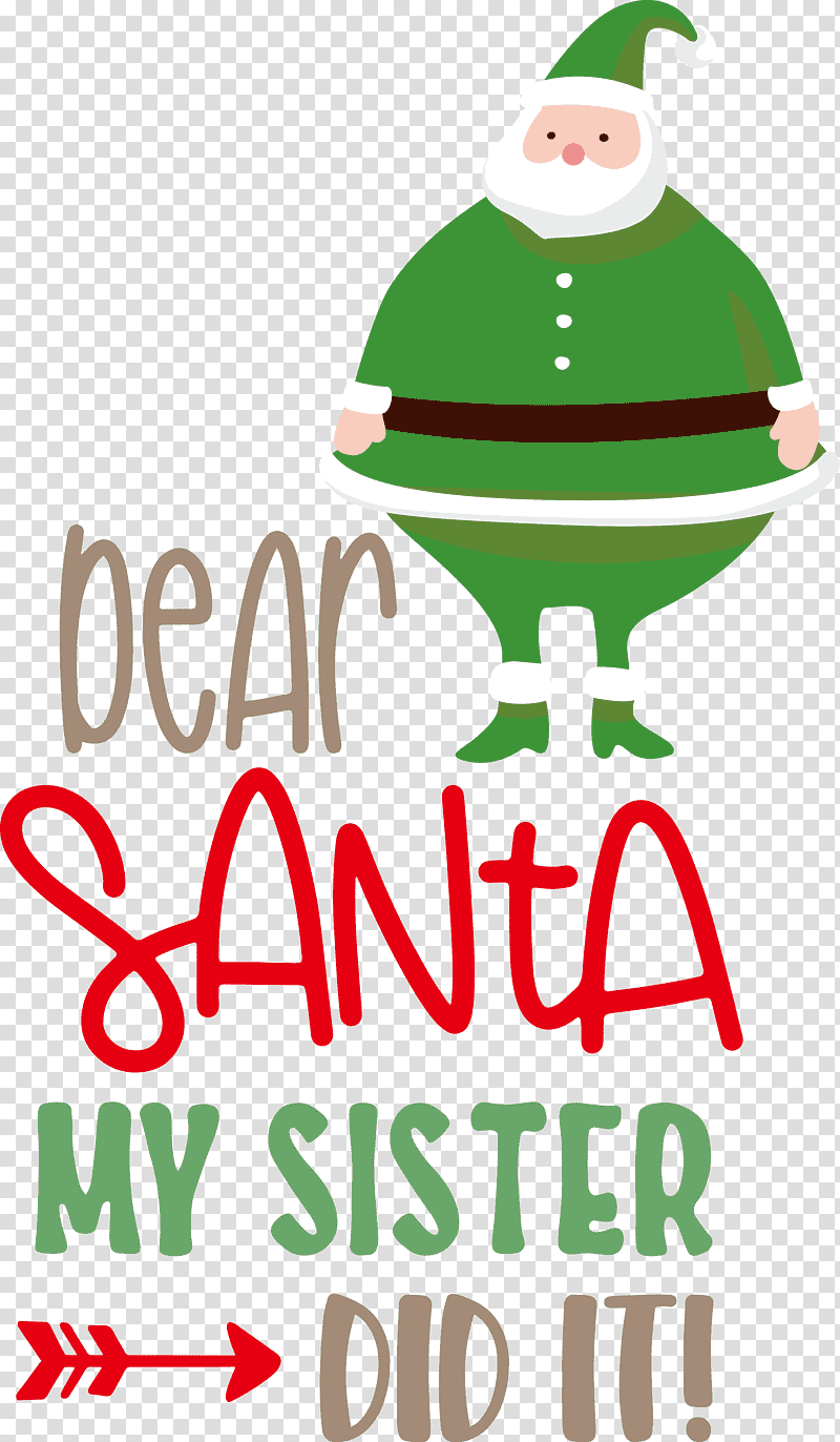 Dear Santa Christmas Santa, Christmas , Christmas Tree, Christmas Day, Holiday Ornament, Logo, Christmas Ornament transparent background PNG clipart